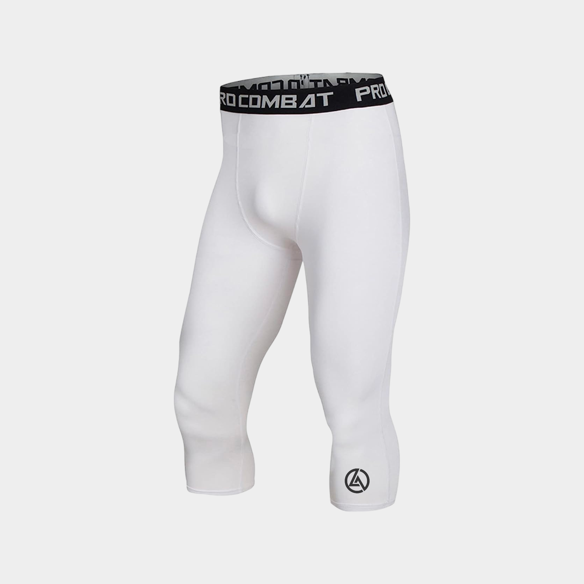 LINEAGE 3/4 BASKETBALL COMPRESSION TIGHTS - WHITE – Lineage Athletics