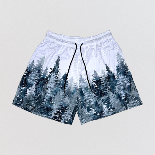 LINEAGE FOREST MESH SHORTS